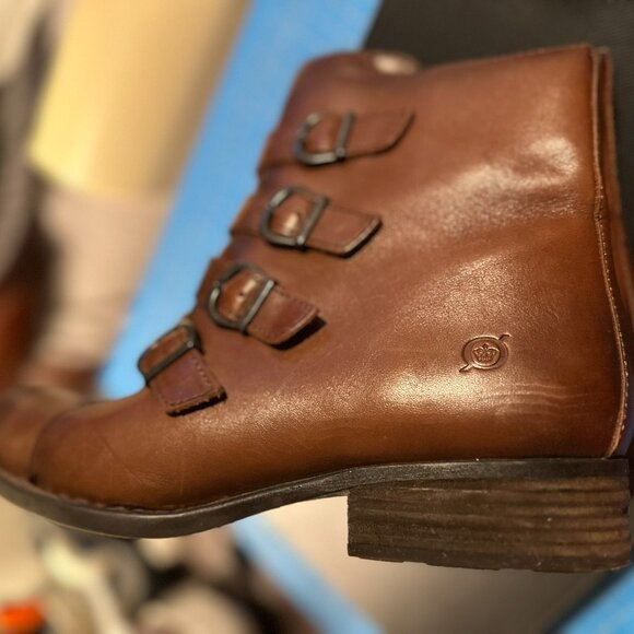 Born Womens Cardi Ankle Boot Brown Size 11 - Picture 6 of 7